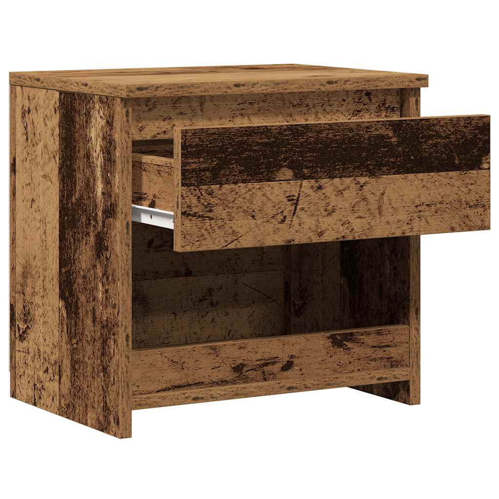 Tables de chevet 2 pcs vieux bois 40x30x39 cm bois ingénierie - XIOS