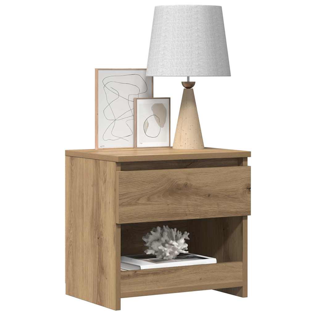 Tables de chevet 2 pcs chêne artisanal 40x30x39 cm - XIOS