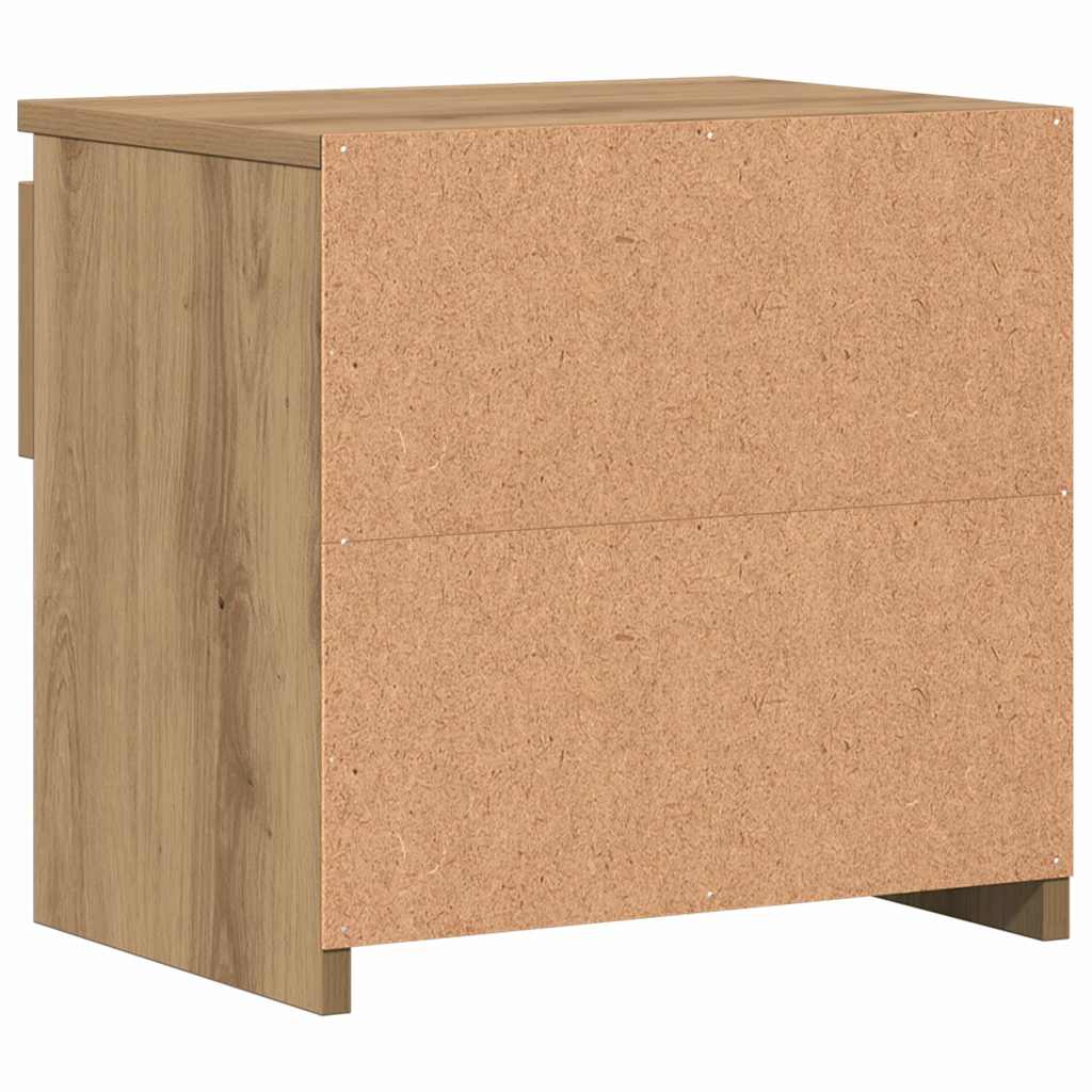 Tables de chevet 2 pcs chêne artisanal 40x30x39 cm - XIOS