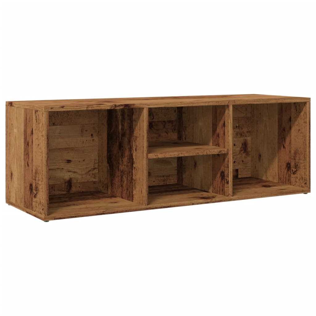 Banc de rangement à chaussures vieux bois 105x35x35 cm - XIOS