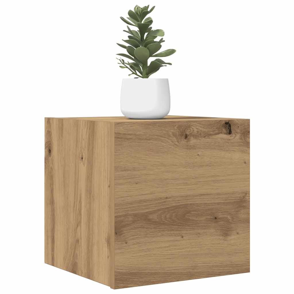 Meubles TV muraux 2 pcs chêne artisanal 30,5x30x30 cm - XIOS