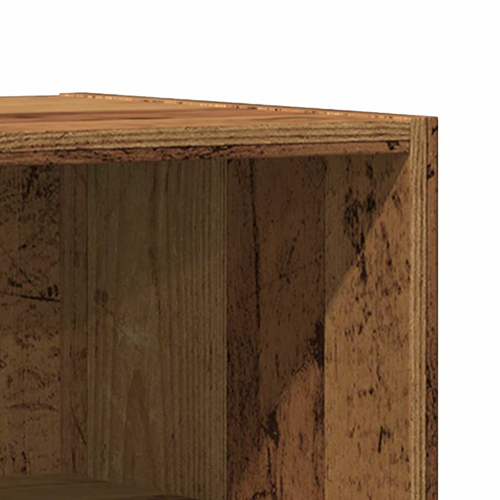 Tables de chevet 2 pcs vieux bois 40x30x50 cm bois d’ingénierie - XIOS