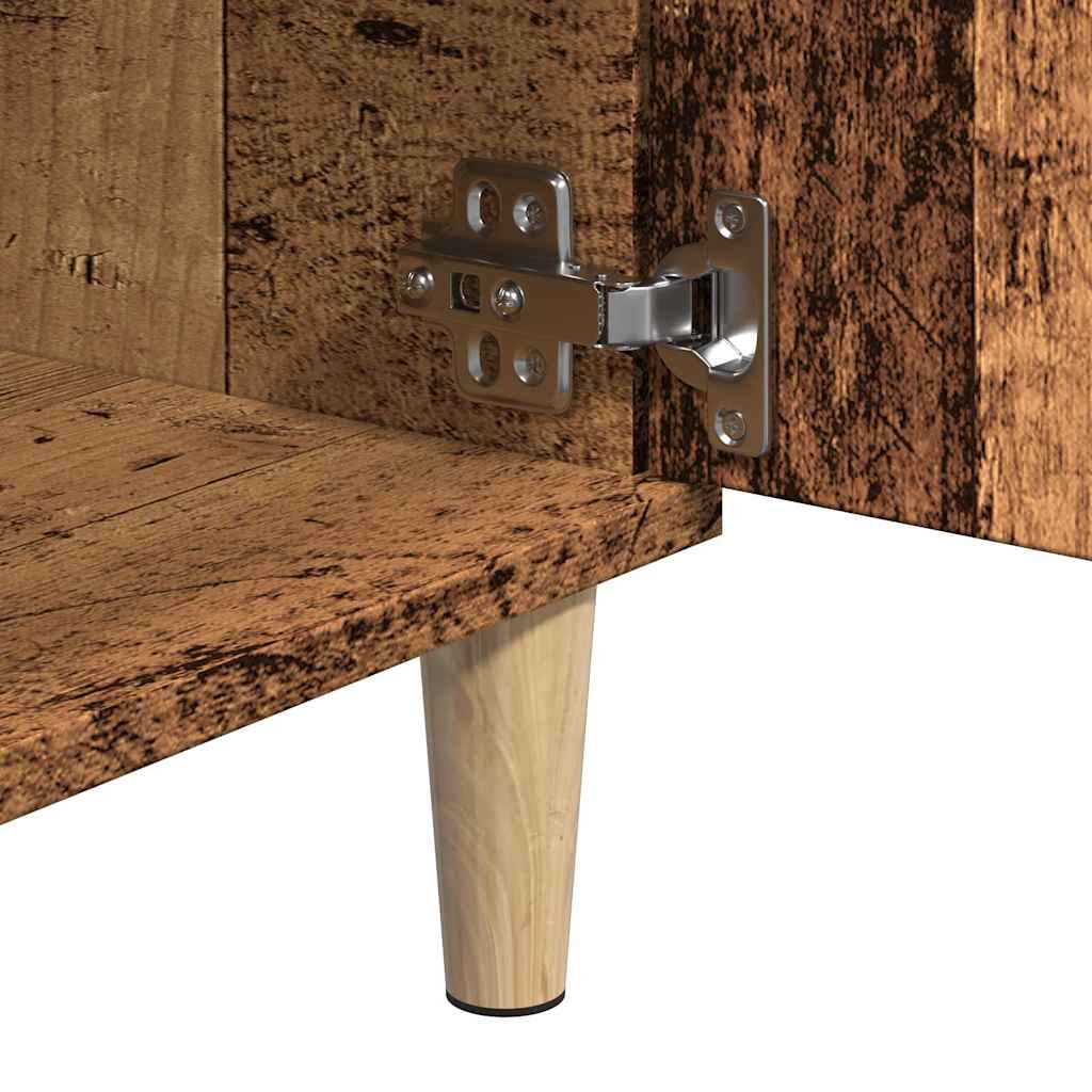 Meuble TV vieux bois 102x35x50 cm bois d'ingénierie - XIOS