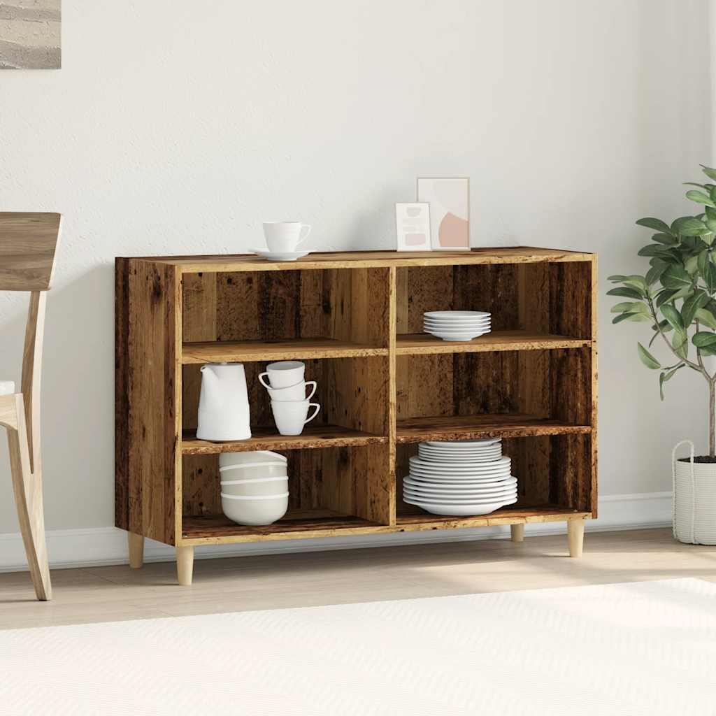 Buffet vieux bois 103,5x35x70 cm bois d'ingénierie - XIOS