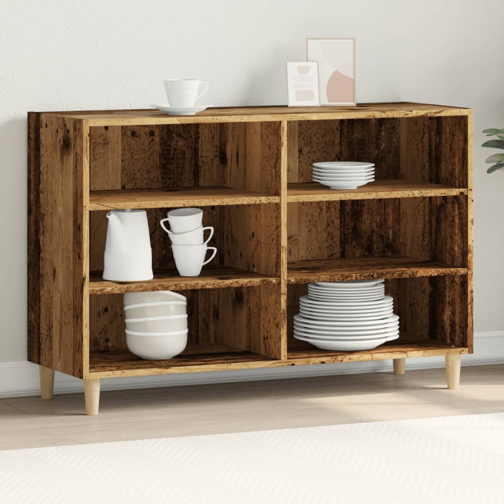 Buffet vieux bois 103,5x35x70 cm bois d'ingénierie - XIOS