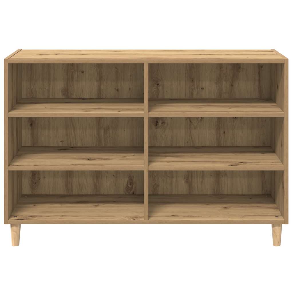 Buffet chêne artisanal 103,5x35x70 cm bois d'ingénierie - XIOS