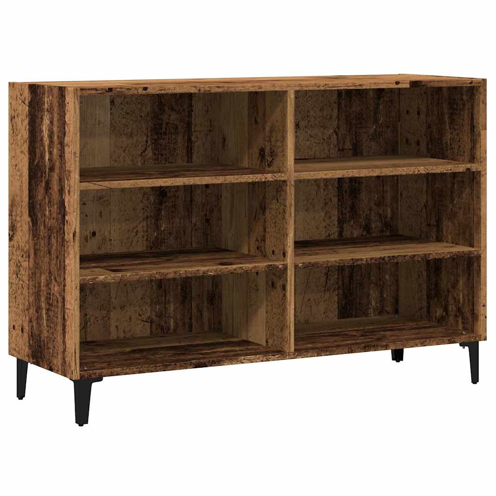 Buffet vieux bois 103,5x35x70 cm bois d'ingénierie - XIOS