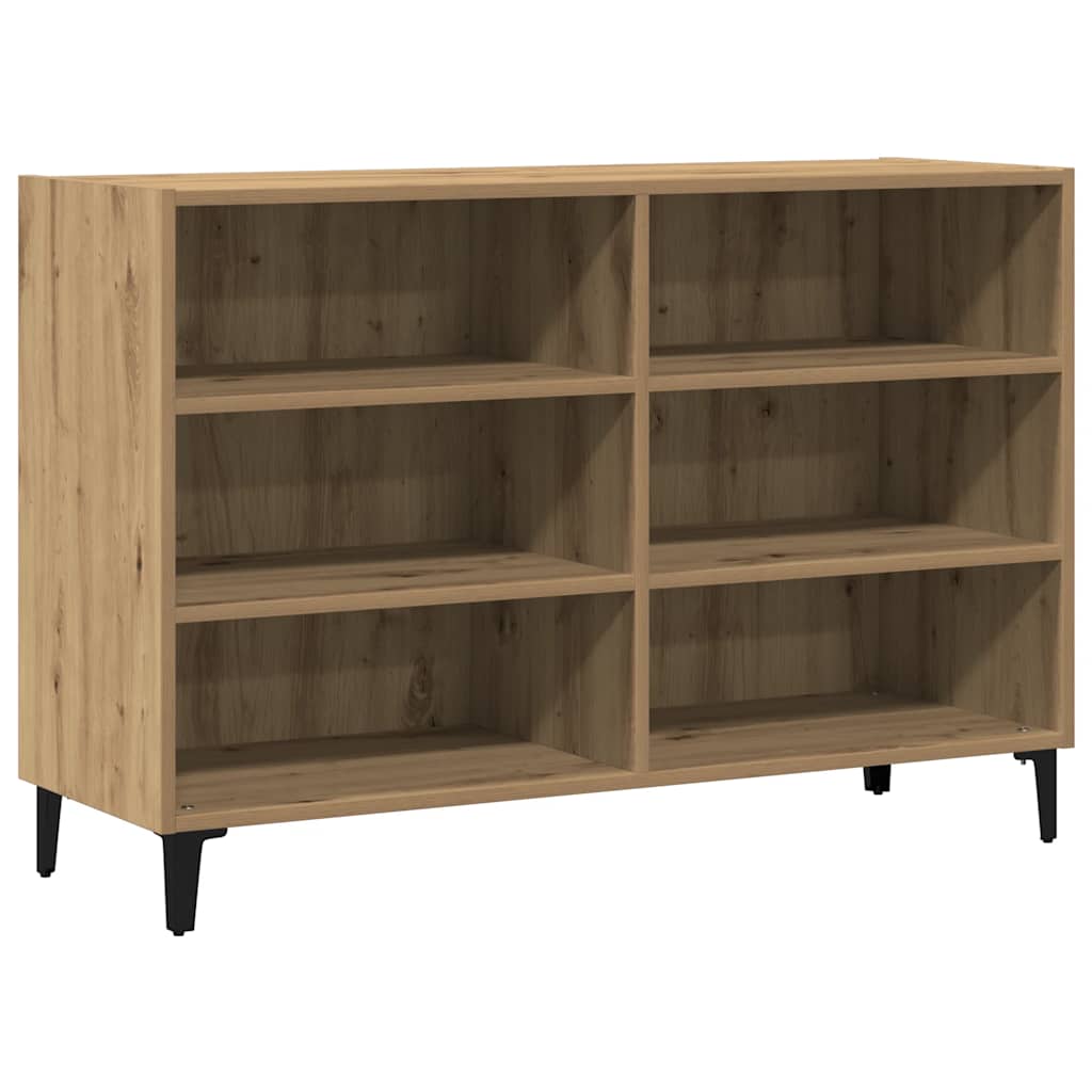 Buffet chêne artisanal 103,5x35x70 cm bois d'ingénierie - XIOS