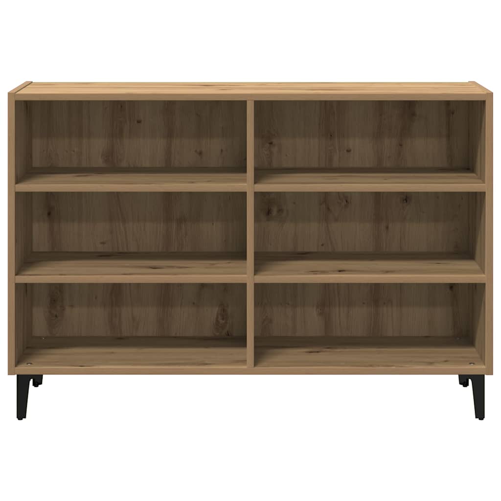 Buffet chêne artisanal 103,5x35x70 cm bois d'ingénierie - XIOS