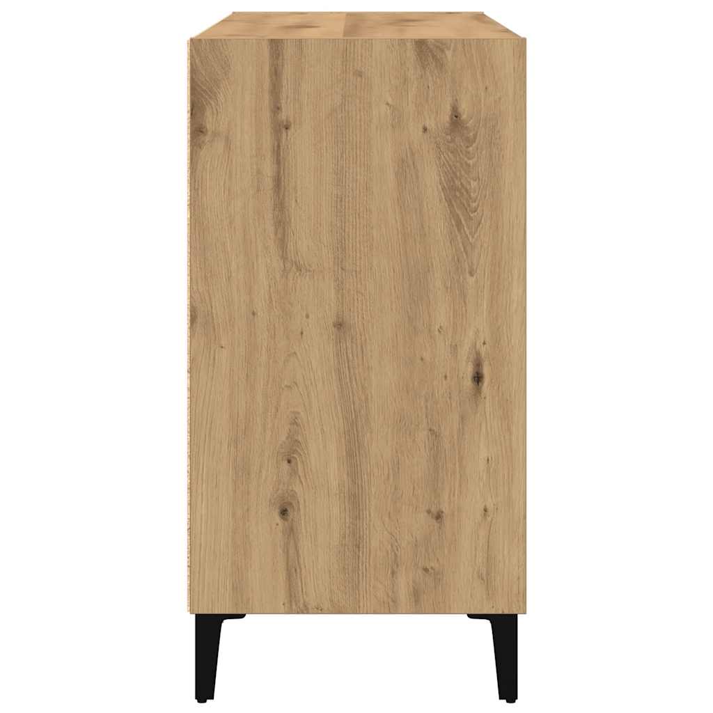 Buffet chêne artisanal 103,5x35x70 cm bois d'ingénierie - XIOS