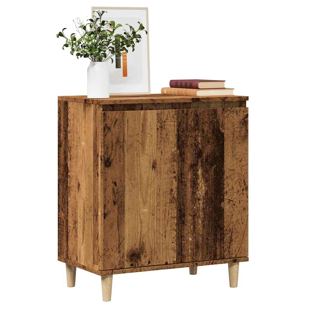 Buffet vieux bois 60x35x70 cm bois d'ingénierie - XIOS