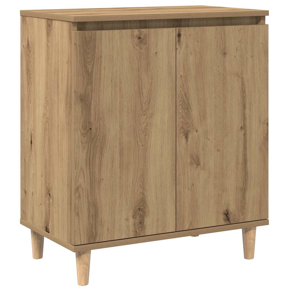 Buffet chêne artisanal 60x35x70 cm bois d'ingénierie - XIOS