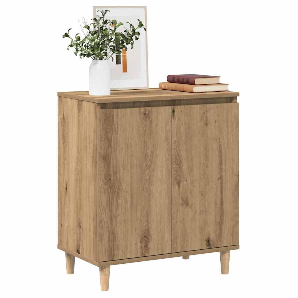 Buffet chêne artisanal 60x35x70 cm bois d'ingénierie - XIOS