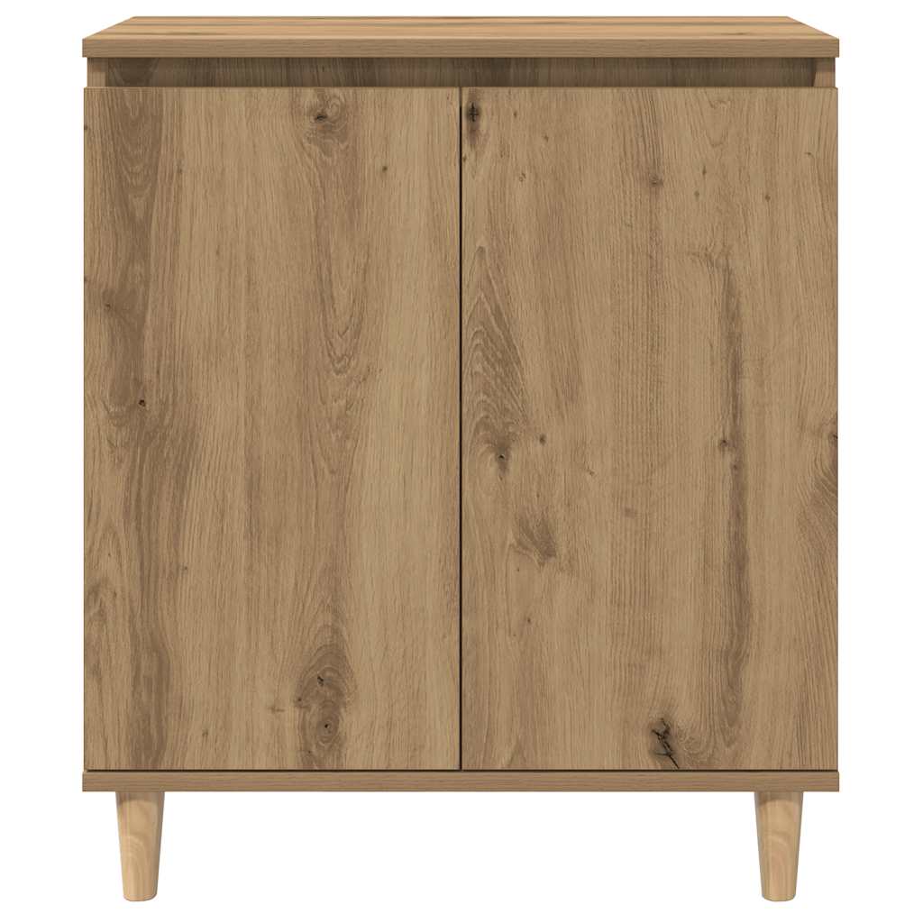 Buffet chêne artisanal 60x35x70 cm bois d'ingénierie - XIOS