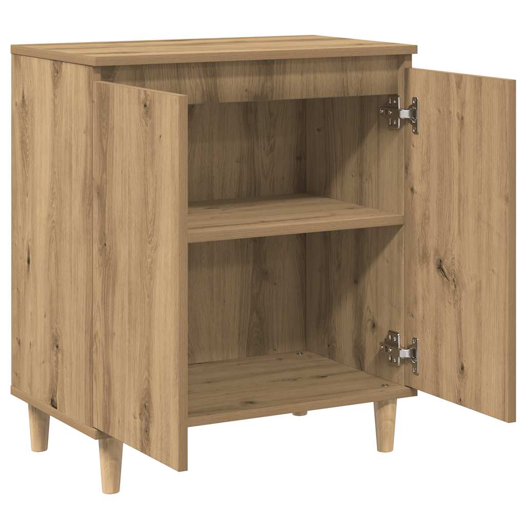 Buffet chêne artisanal 60x35x70 cm bois d'ingénierie - XIOS