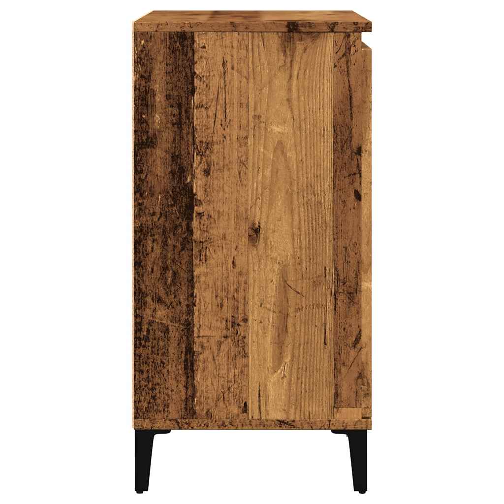 Buffet vieux bois 60x35x70 cm bois d'ingénierie - XIOS