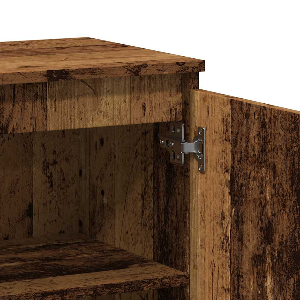 Buffet vieux bois 60x35x70 cm bois d'ingénierie - XIOS