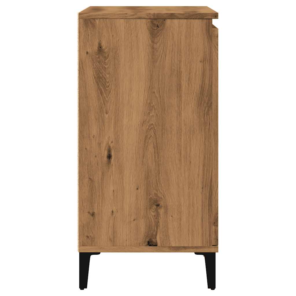Buffet chêne artisanal 60x35x70 cm bois d'ingénierie - XIOS