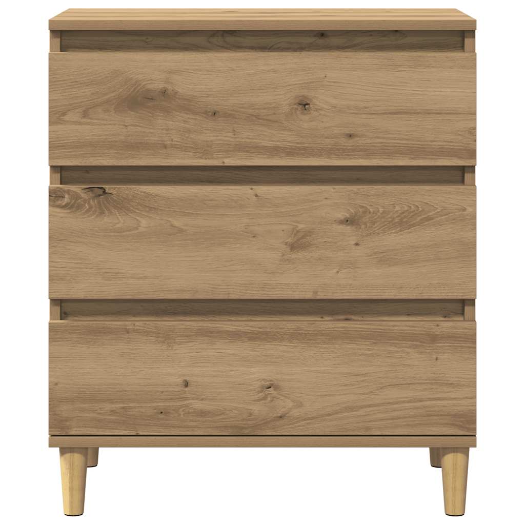 Buffet chêne artisanal 60x35x70 cm bois d'ingénierie - XIOS