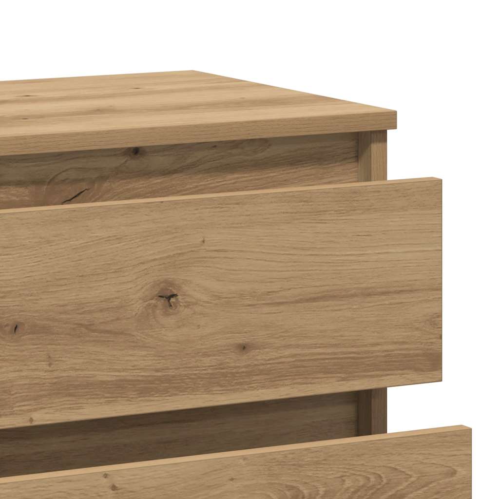 Buffet chêne artisanal 60x35x70 cm bois d'ingénierie - XIOS