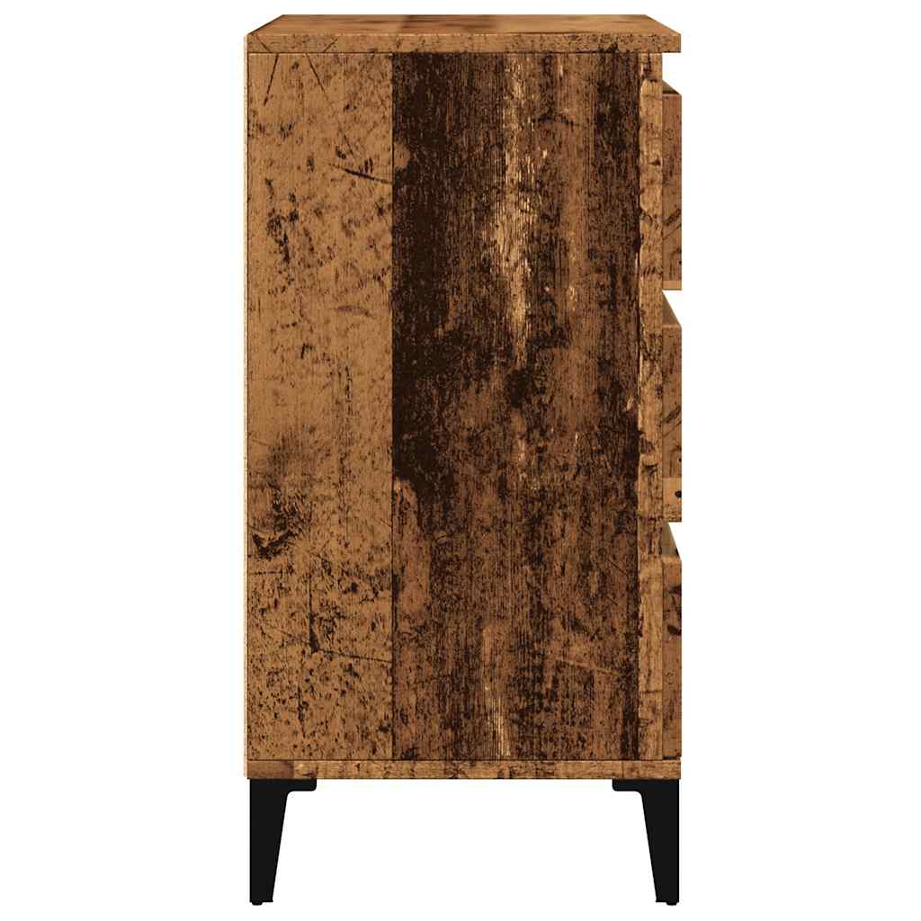Buffet vieux bois 60x35x70 cm bois d'ingénierie - XIOS