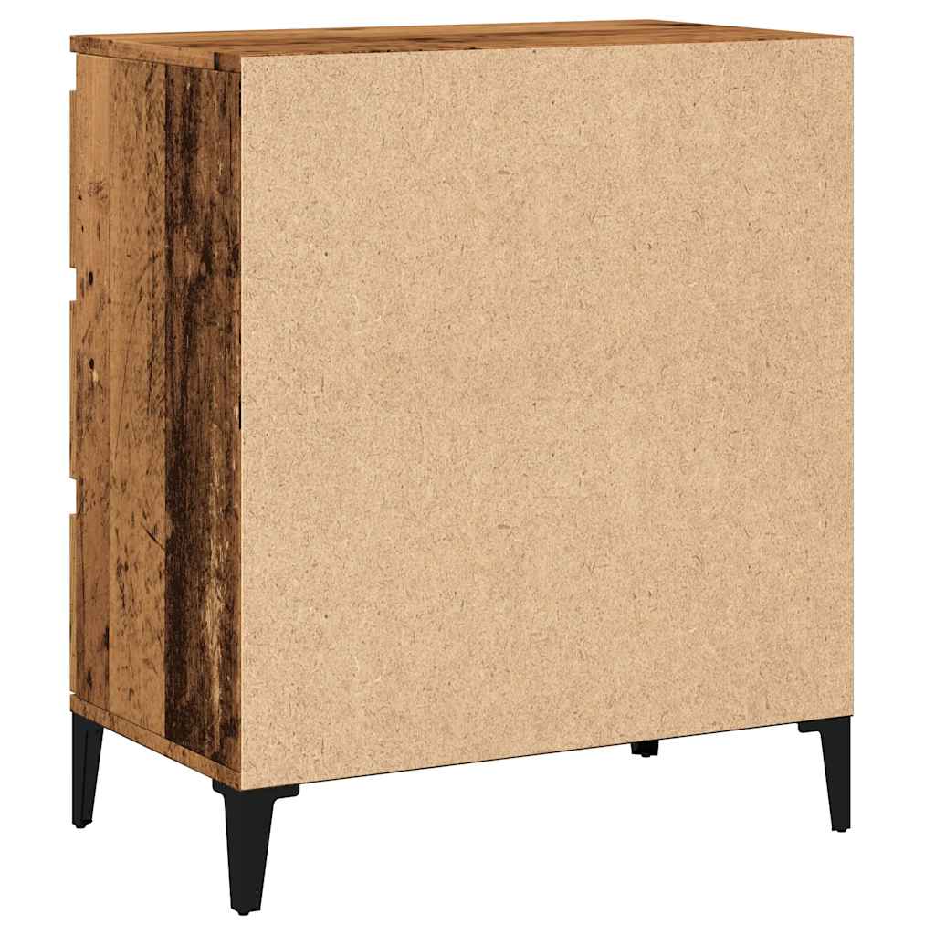 Buffet vieux bois 60x35x70 cm bois d'ingénierie - XIOS