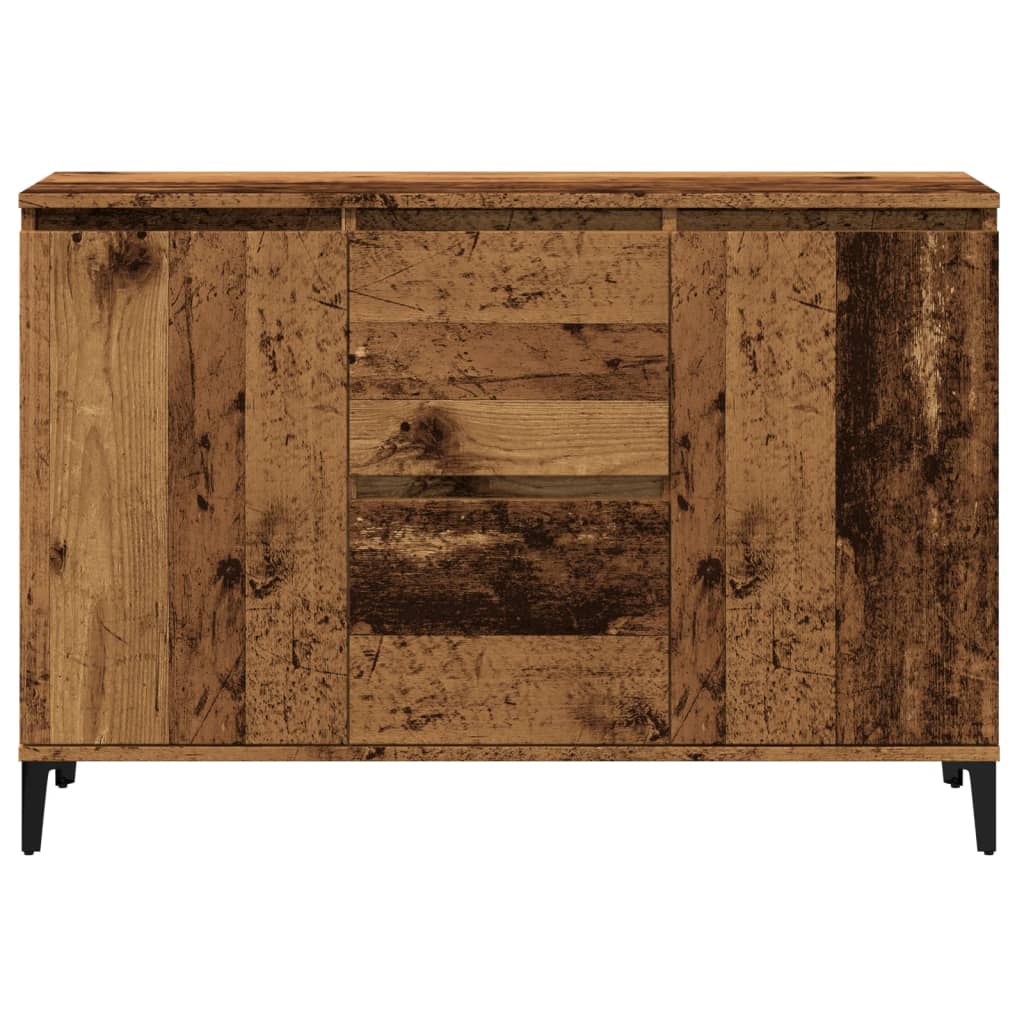 Buffet vieux bois 102x35x70 cm bois d'ingénierie - XIOS