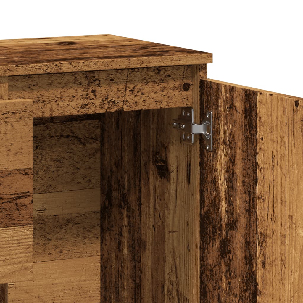 Buffet vieux bois 102x35x70 cm bois d'ingénierie - XIOS