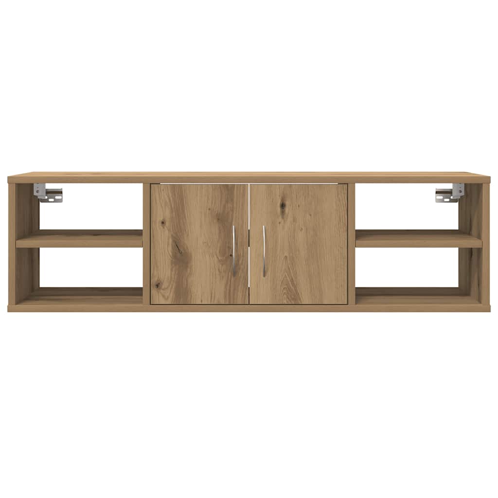 Armoire murale chêne artisanal 101x30x29 cm bois d'ingénierie - XIOS