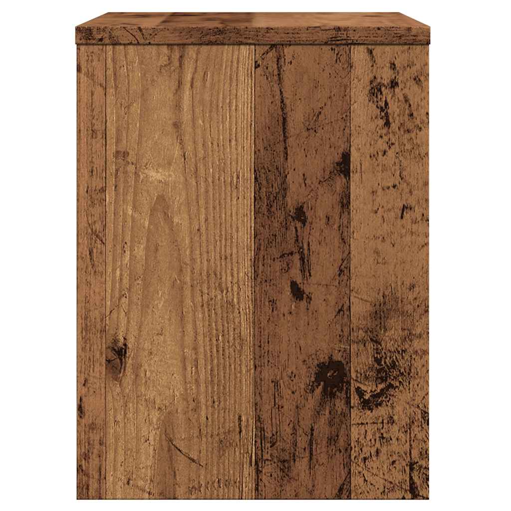 Tables de chevet 2 pcs vieux bois 40x30x40 cm bois d'ingénierie - XIOS