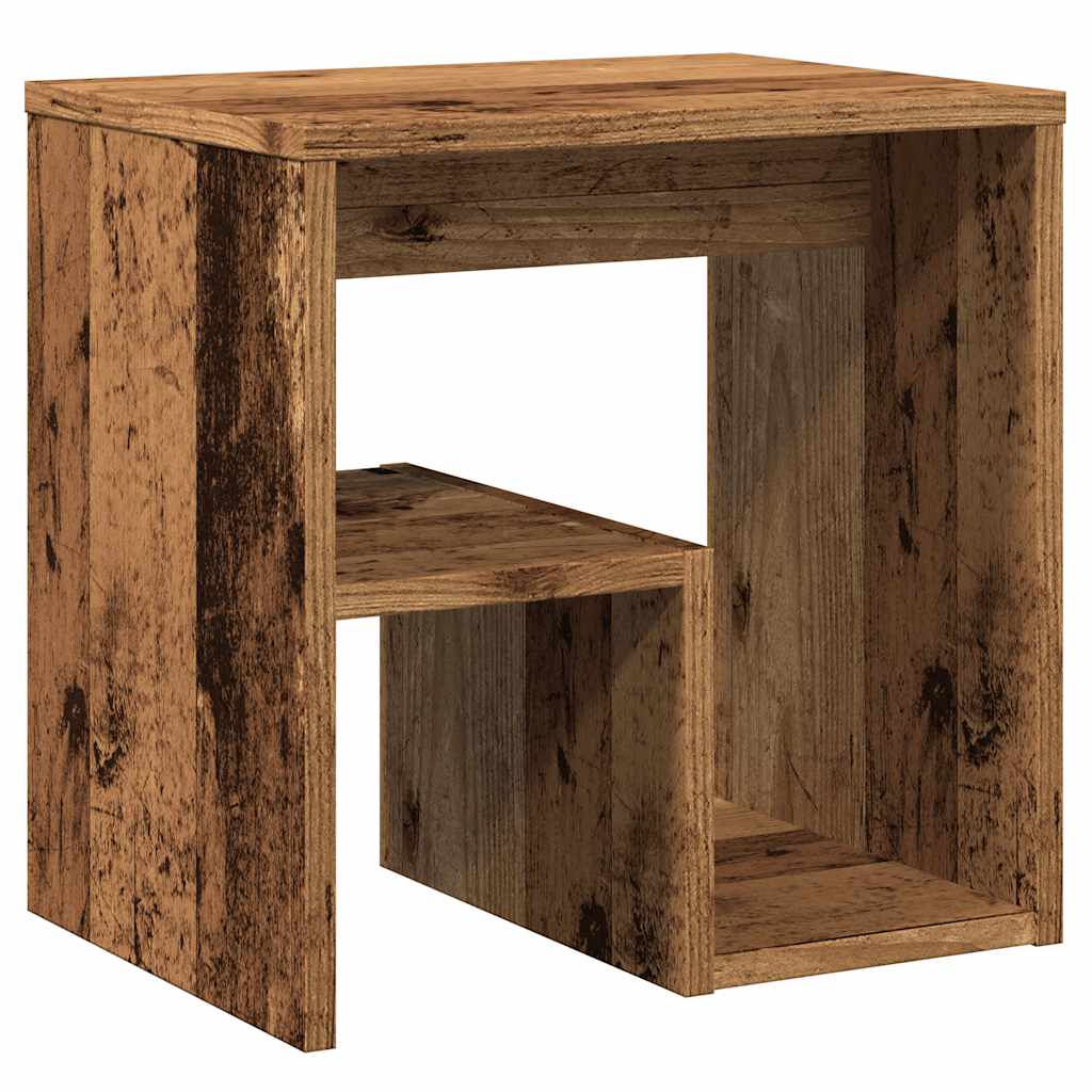 Tables de chevet 2 pcs vieux bois 40x30x40 cm bois d'ingénierie - XIOS