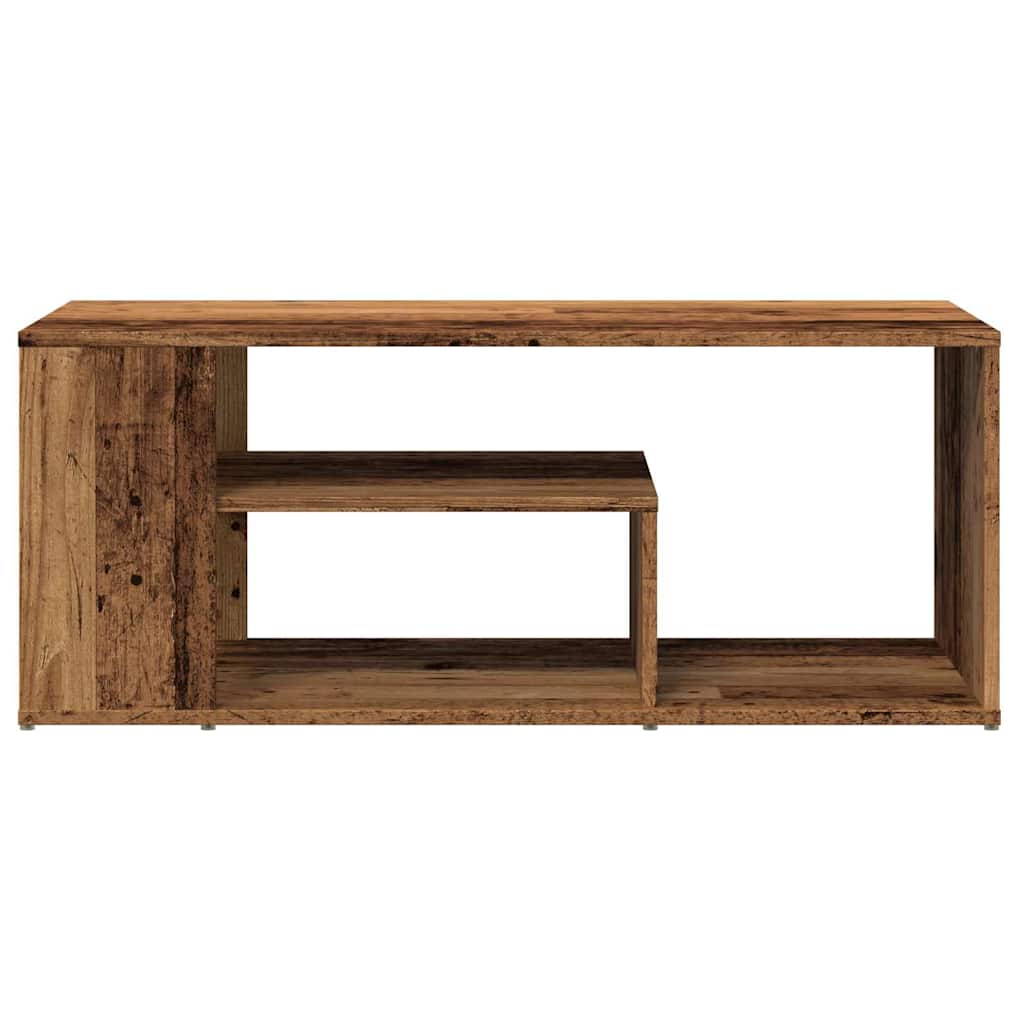Table d'appoint vieux bois 100x50x40 cm bois d'ingénierie - XIOS
