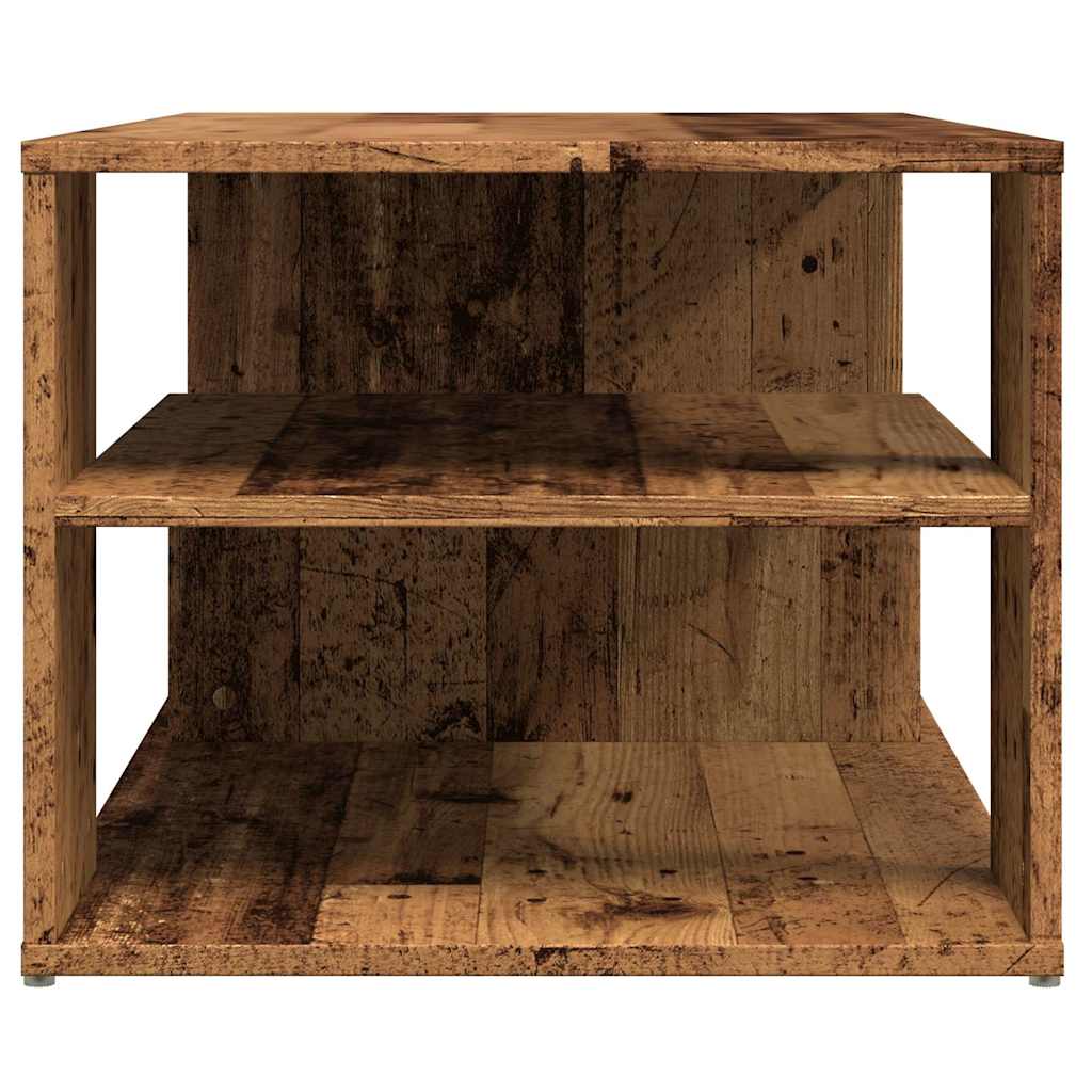 Table d'appoint vieux bois 100x50x40 cm bois d'ingénierie - XIOS