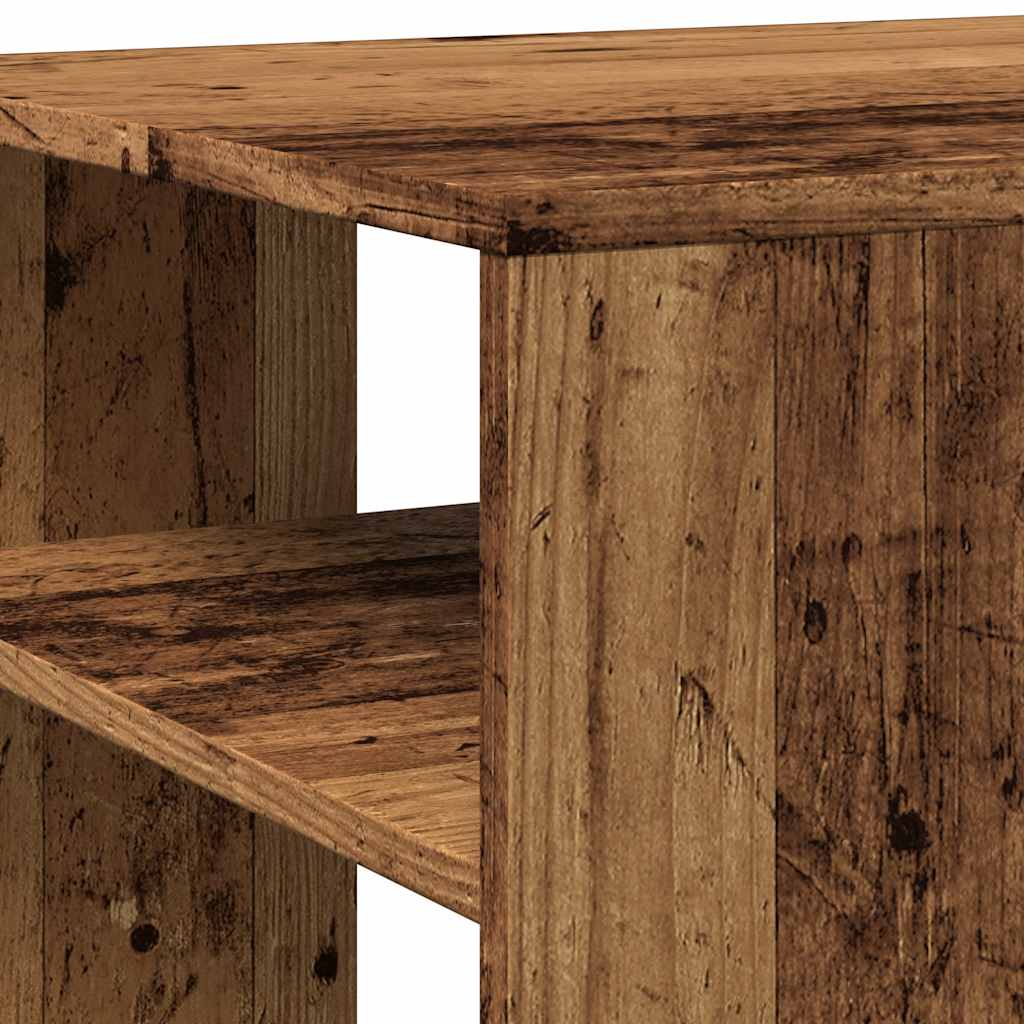 Table d'appoint vieux bois 100x50x40 cm bois d'ingénierie - XIOS