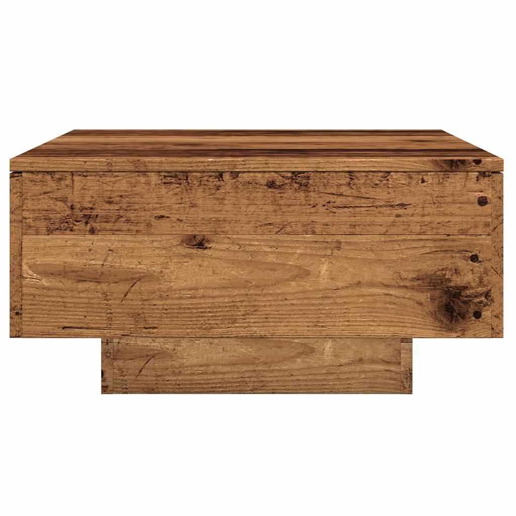 Table basse vieux bois 90x60x31 cm bois d'ingénierie - XIOS