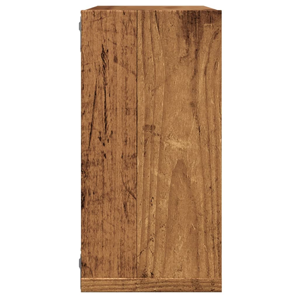 Étagères cube murales 6 pcs vieux bois 30x15x30 cm - XIOS