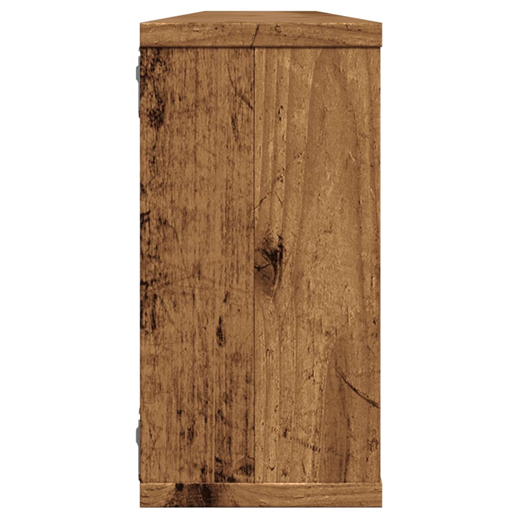 Étagères cube murales 4 pcs vieux bois 100x15x30 cm - XIOS