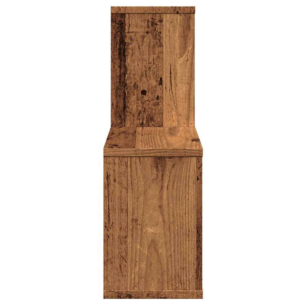 Étagère murale vieux bois 100x18x53 cm bois d'ingénierie - XIOS