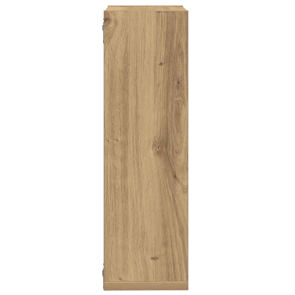 Étagères cube murales 2 pcs chêne artisanal bois d'ingénierie - XIOS