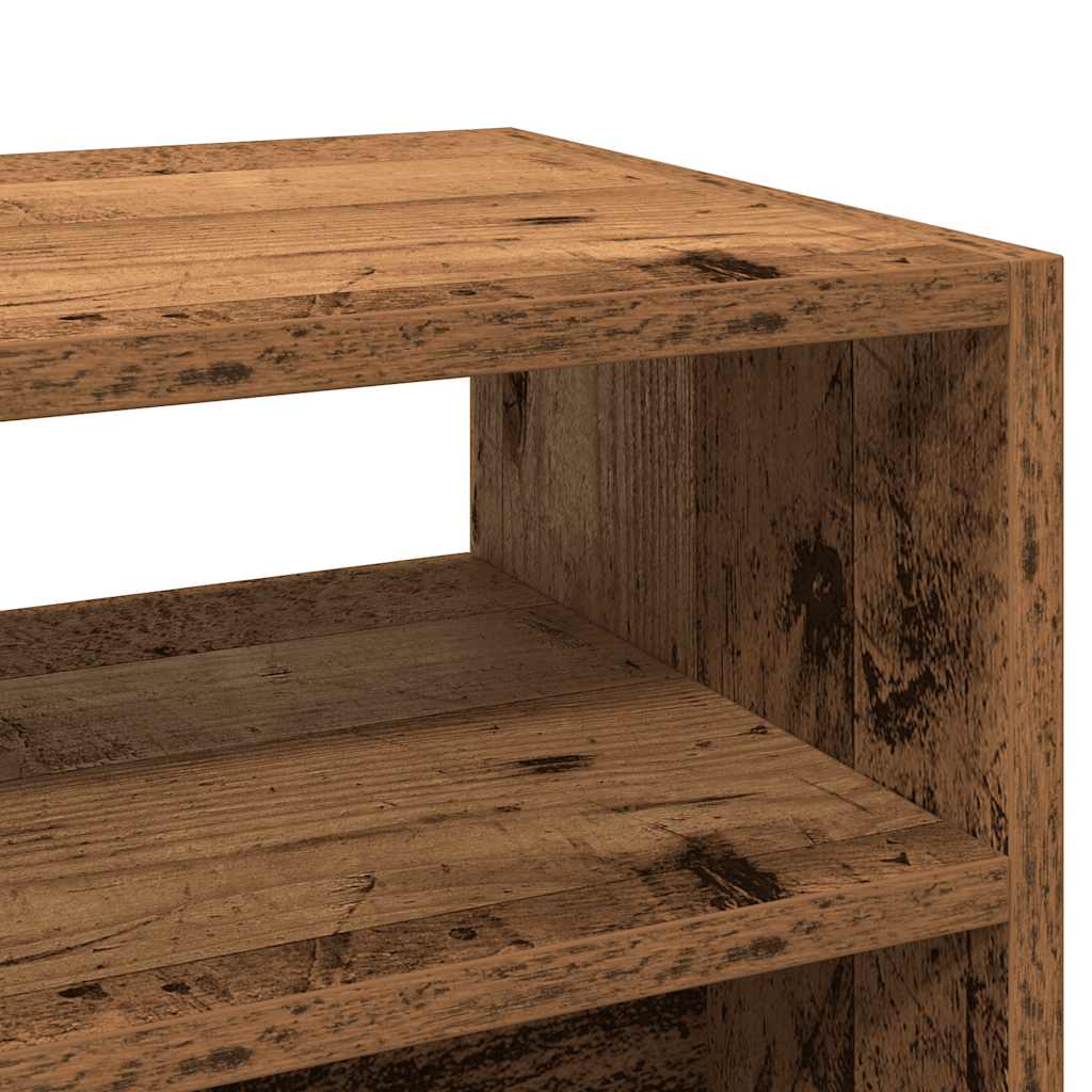 Table console vieux bois 78x30x80 cm bois d'ingénierie - XIOS