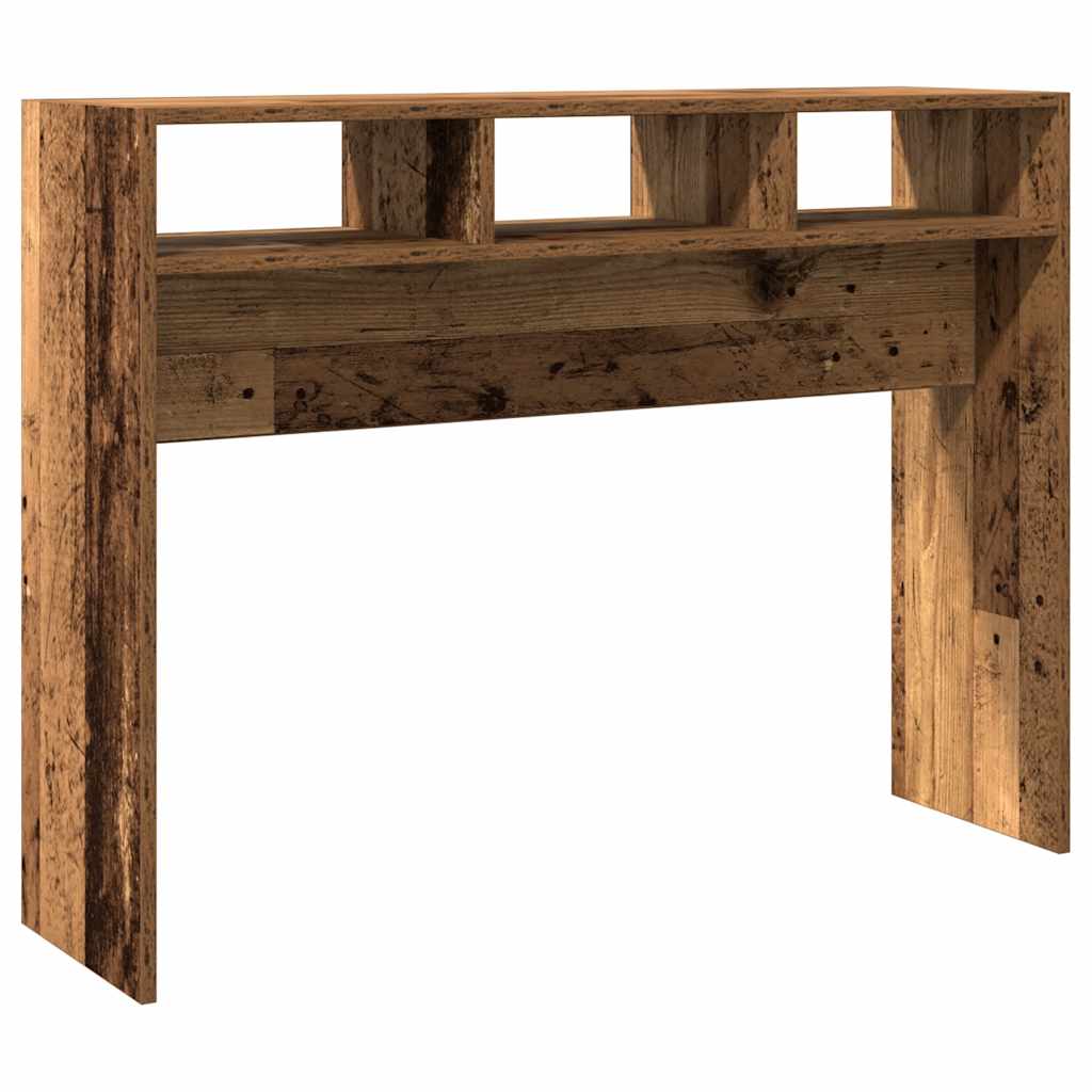 Table console vieux bois 105x30x80 cm bois d'ingénierie - XIOS