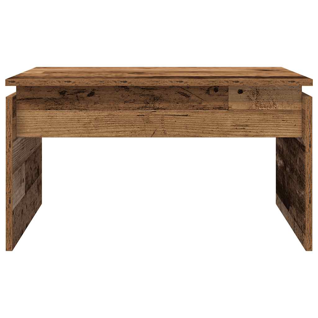 Table basse vieux bois 68x50x38 cm bois d'ingénierie - XIOS
