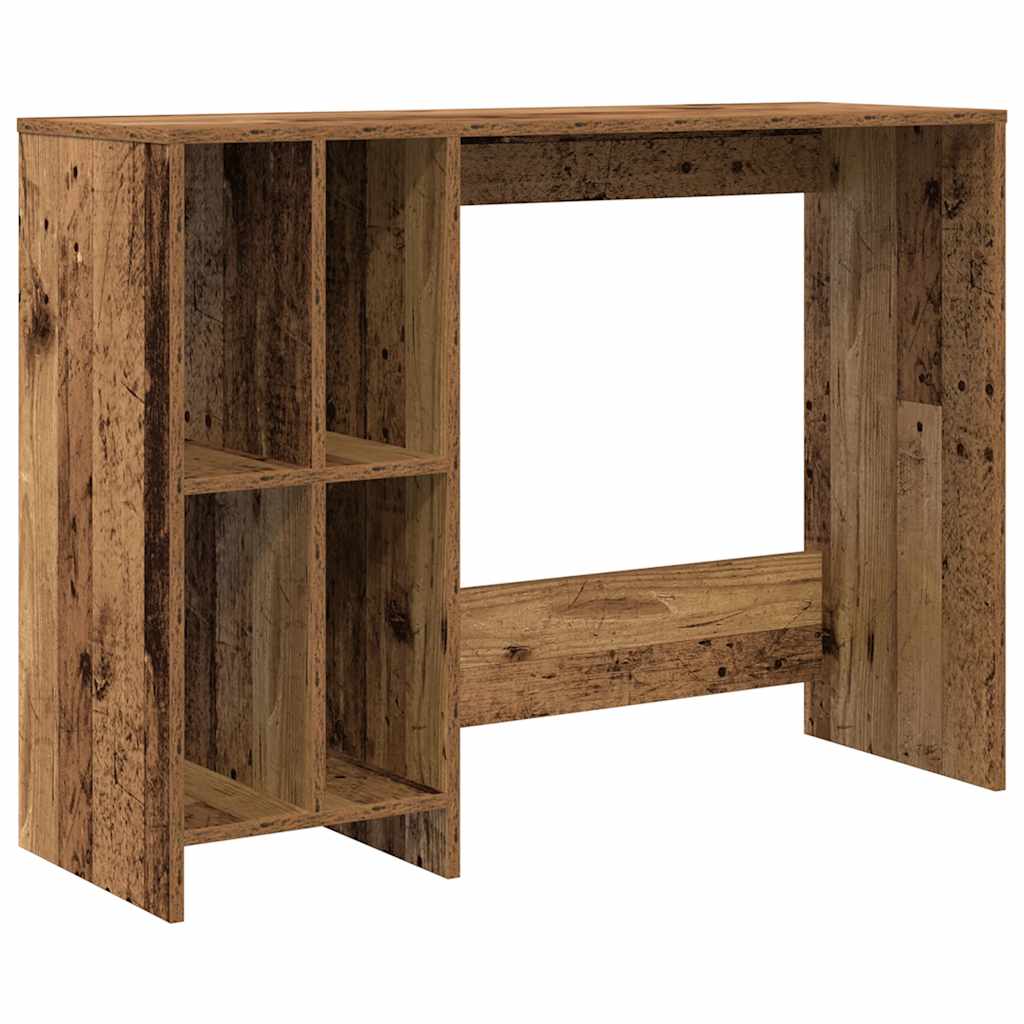 Bureau vieux bois 102,5x35x75 cm bois d'ingénierie - XIOS