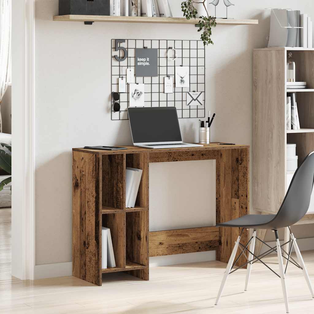 Bureau vieux bois 102,5x35x75 cm bois d'ingénierie - XIOS