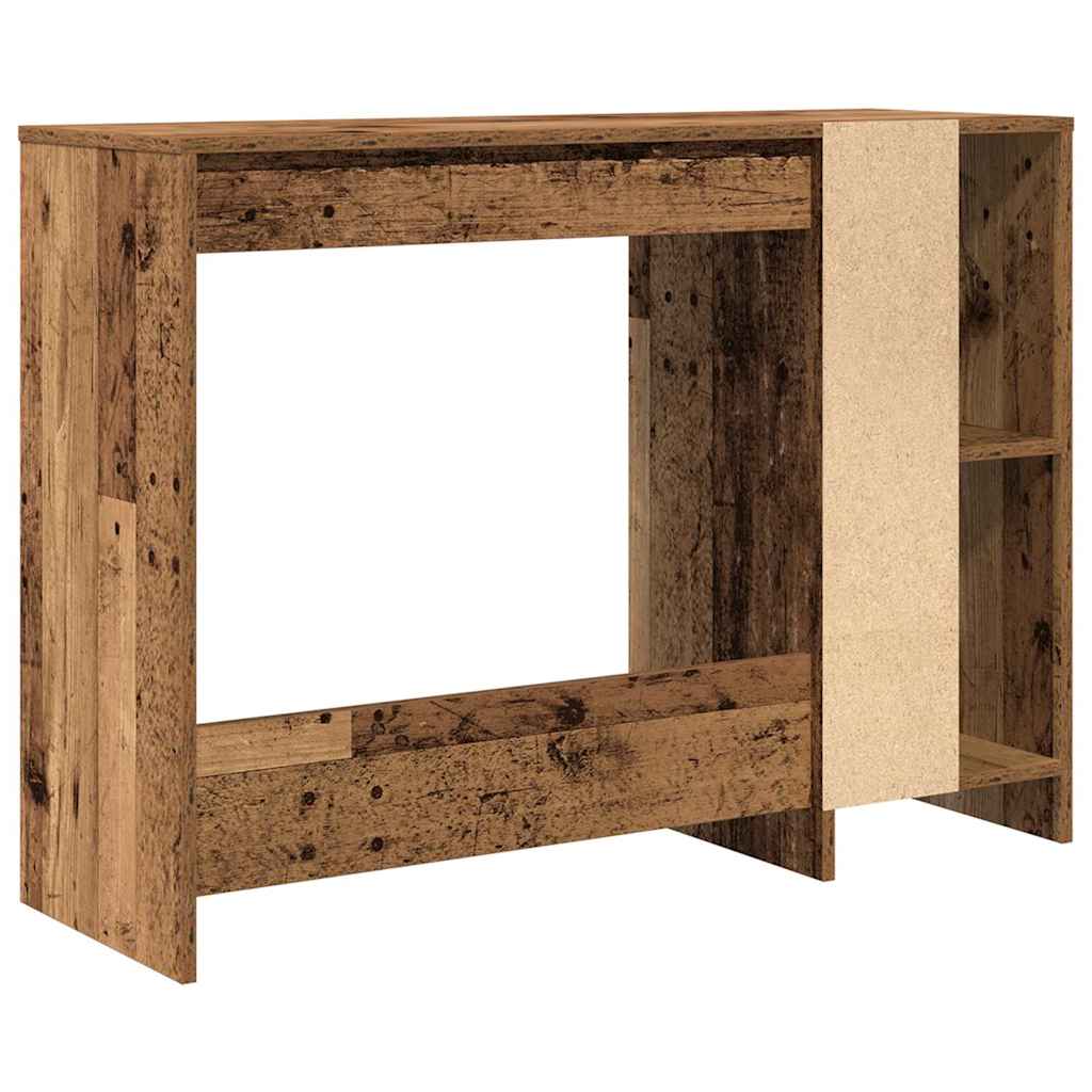 Bureau vieux bois 102,5x35x75 cm bois d'ingénierie - XIOS
