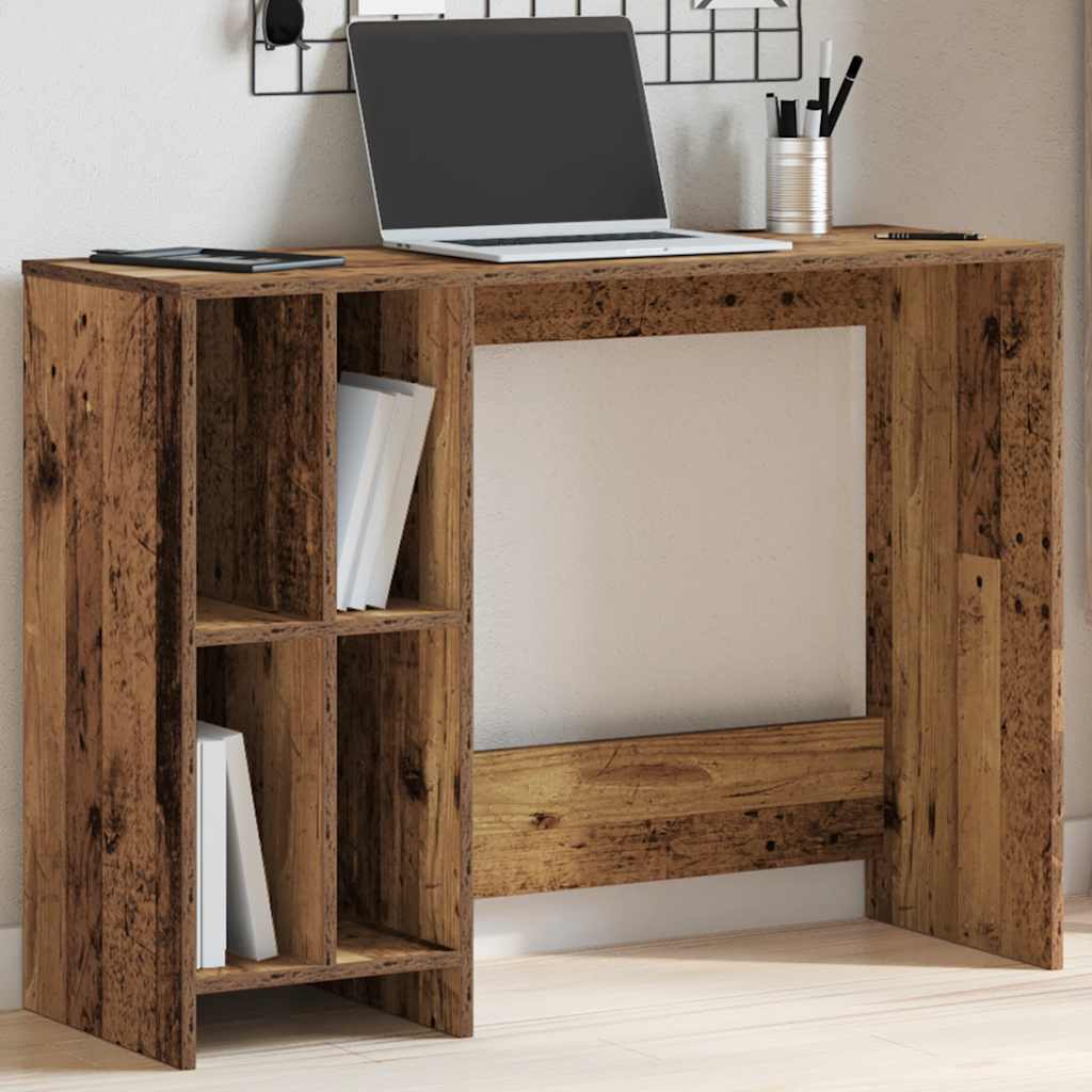 Bureau vieux bois 102,5x35x75 cm bois d'ingénierie - XIOS
