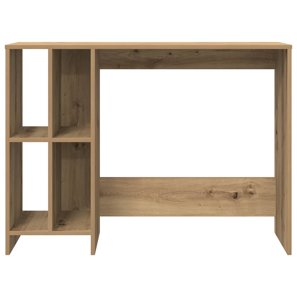Bureau chêne artisanal 102,5x35x75 cm bois d'ingénierie - XIOS
