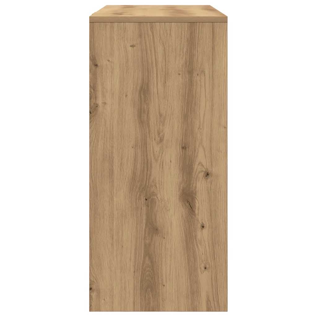 Bureau chêne artisanal 102,5x35x75 cm bois d'ingénierie - XIOS