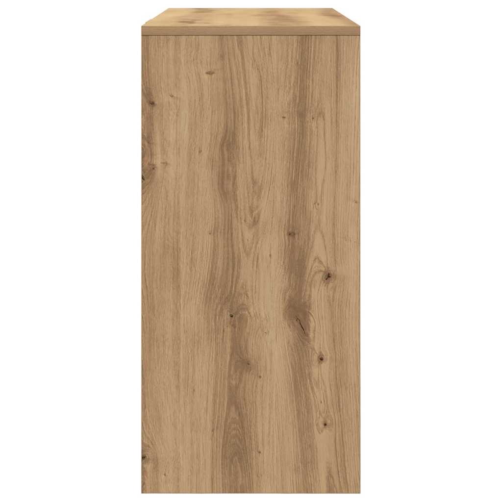 Bureau chêne artisanal 102,5x35x75 cm bois d'ingénierie - XIOS