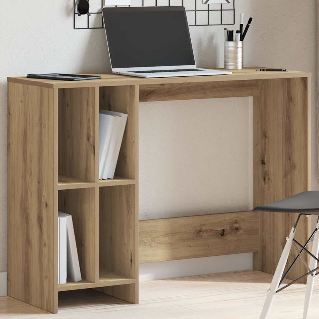 Bureau chêne artisanal 102,5x35x75 cm bois d'ingénierie - XIOS